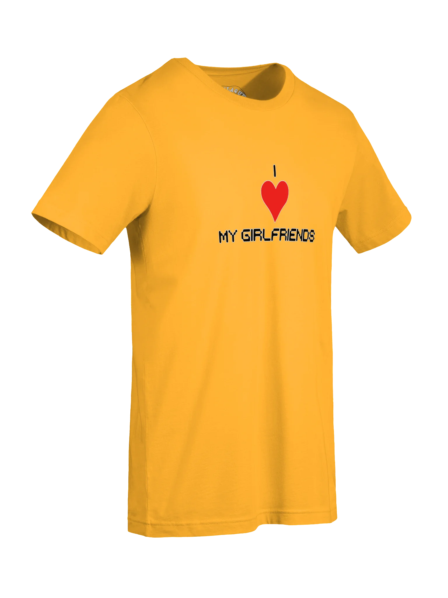 I Love My Girlfriends Super Soft White Ink Tee product image (7)