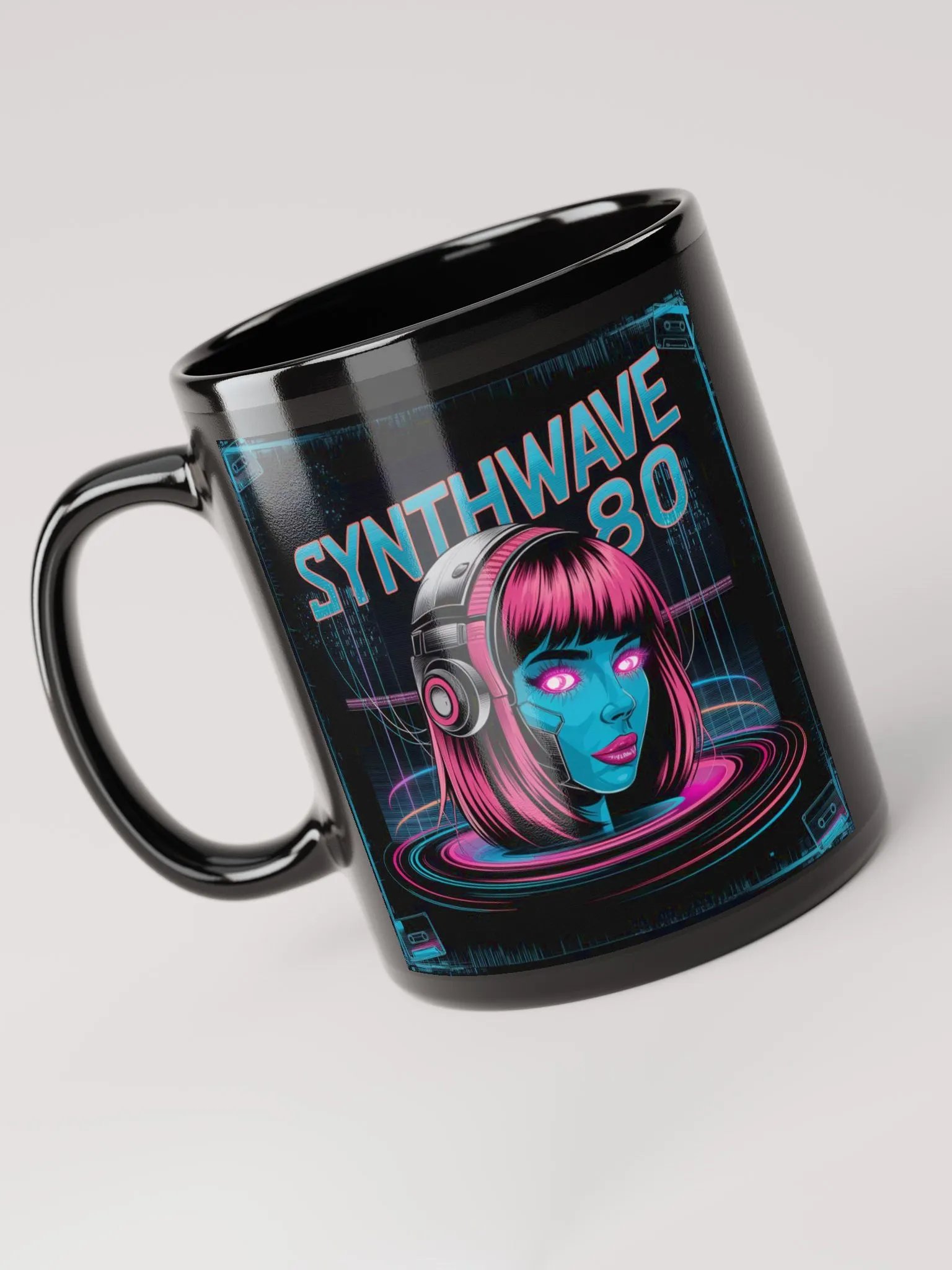 Neon Synthwave 80 Mug product image (6)