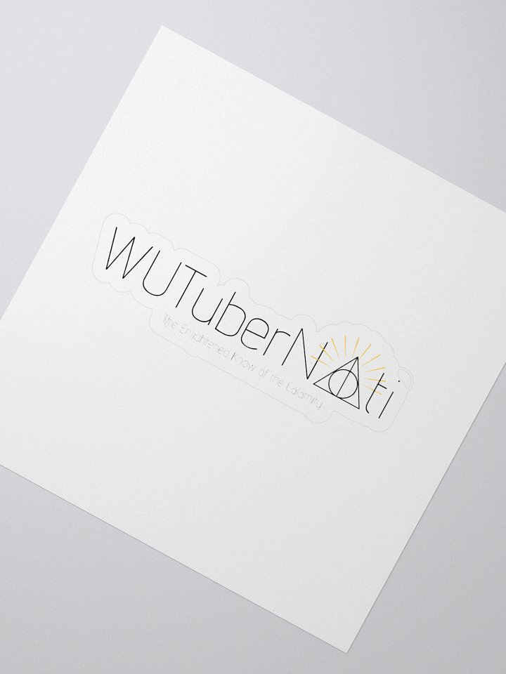 WUTubernati Kiss Cut Sticker 3 x 3 product image (2)