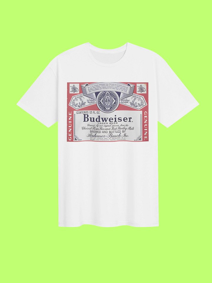 Budweiser Genuine Draft Retro Graphic Shirt product image (151)