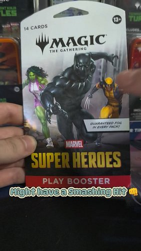 The Marvel Super Heroes MTG set is ok. Not the biggest of fans but the full art cards are pretty smashing #mtg #magicthegathe...