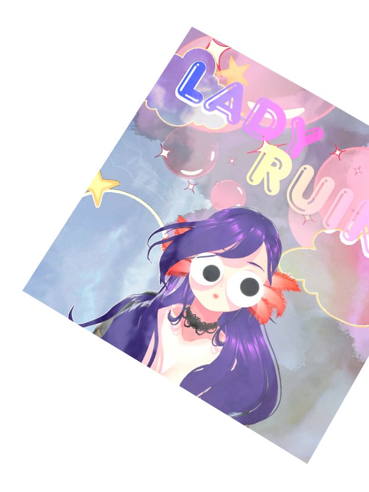LADY RUIN Holographic Kiss-Cut Sticker Sheet product image (3)