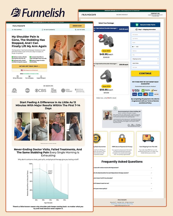 RejuvaCare Funnel V2 | Funnelish Template product image (1)