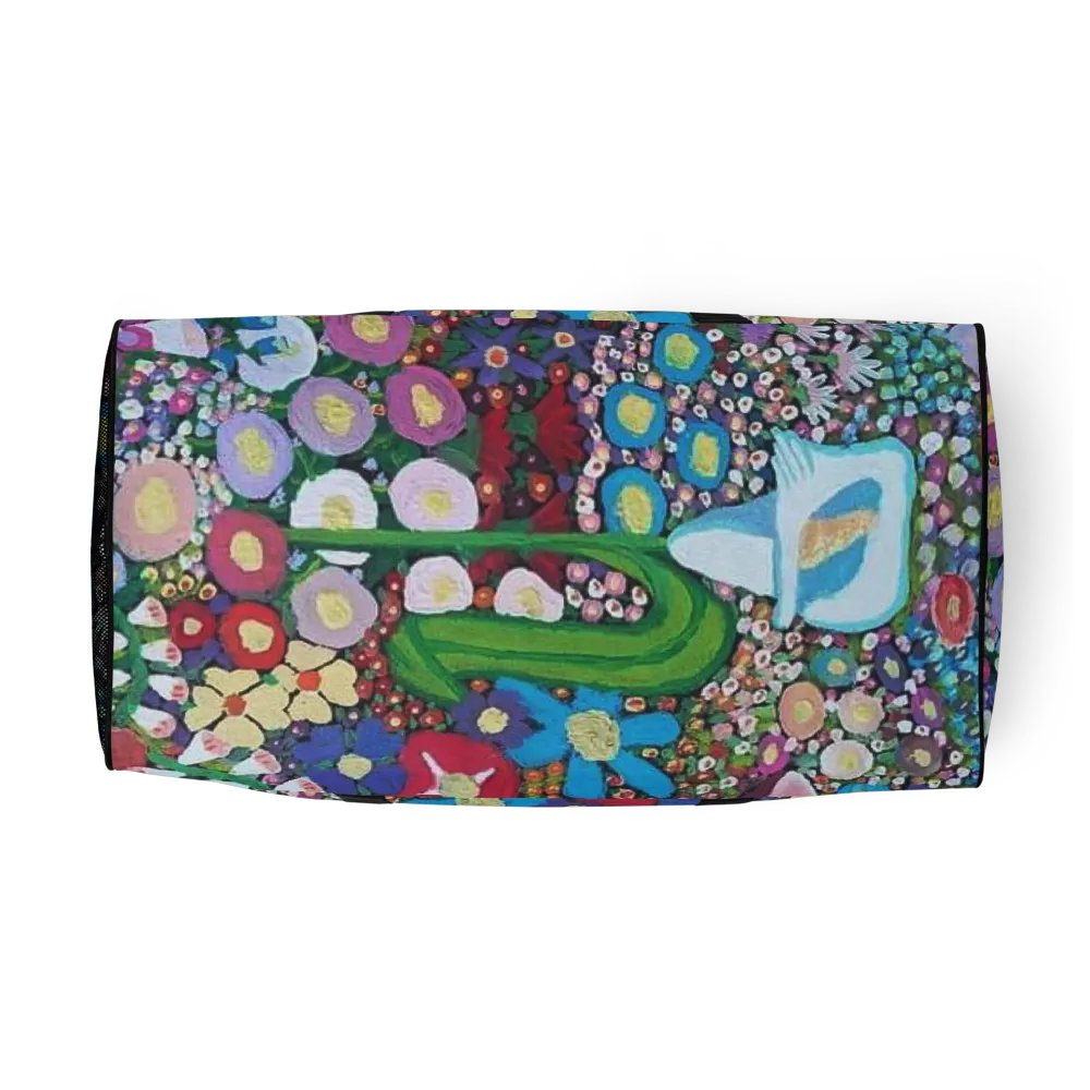 Whimsical flower Duffle Bag product image (7)