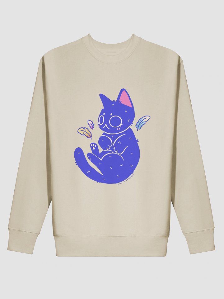 Ash the Midnight Cat Sweatshirt – Kit’s Cats x Smudge Pudge product image (2)