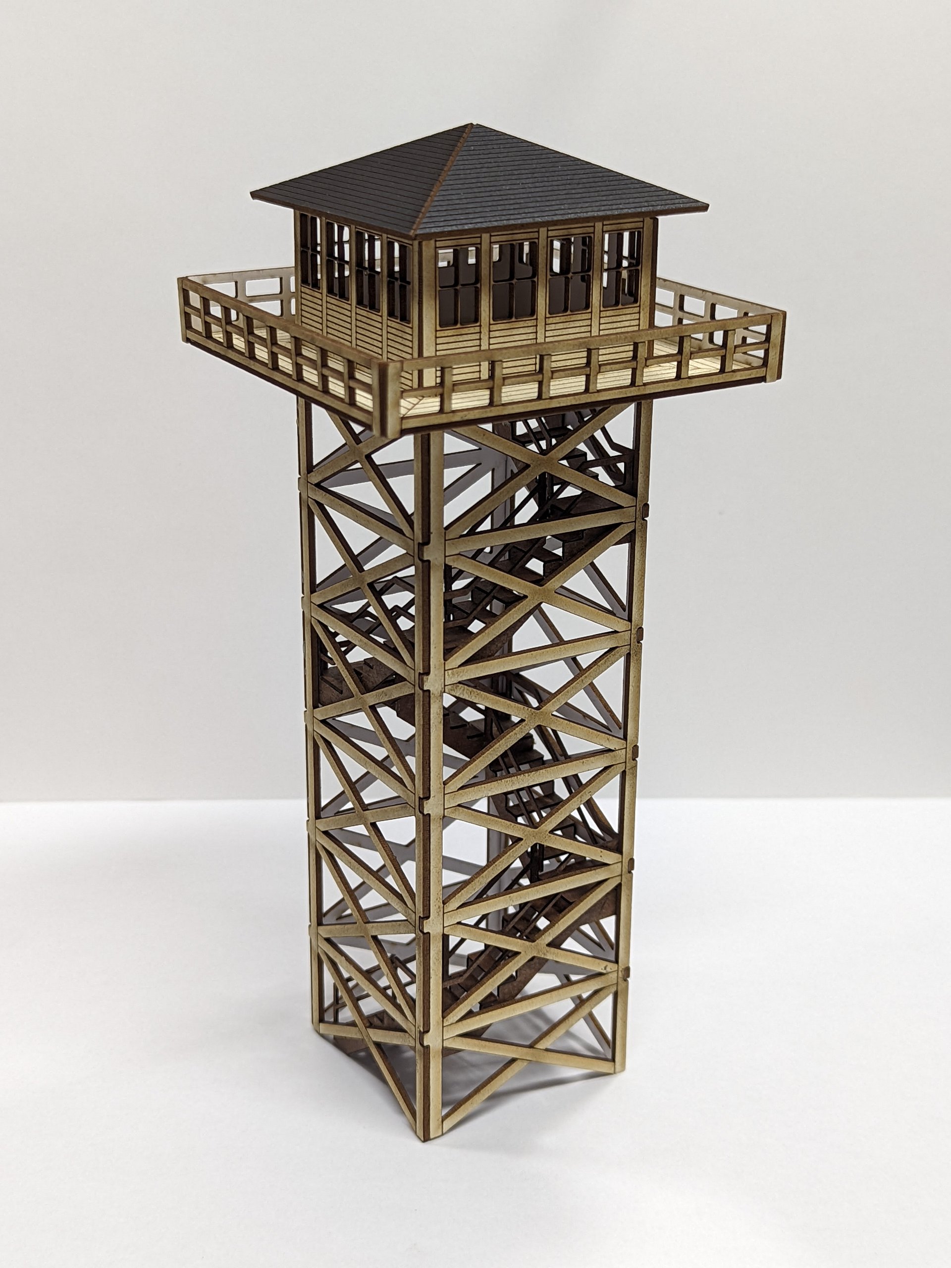 HO Fire Tower with Stairs product image (1)