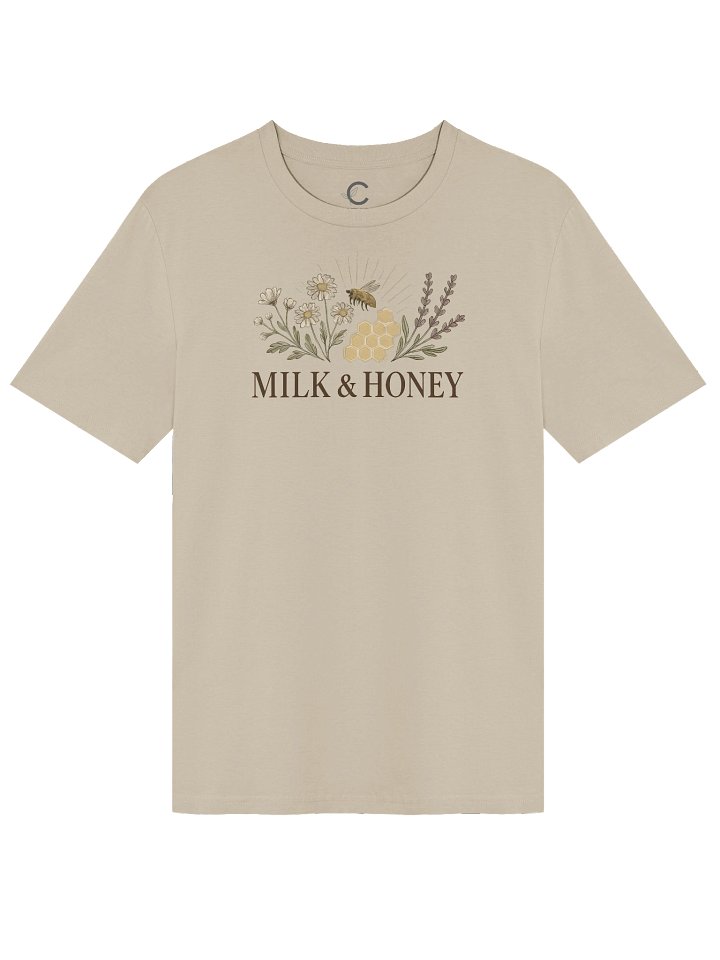 Heritage Goods: "Milk & Honey" Organic T-Shirt product image (6)