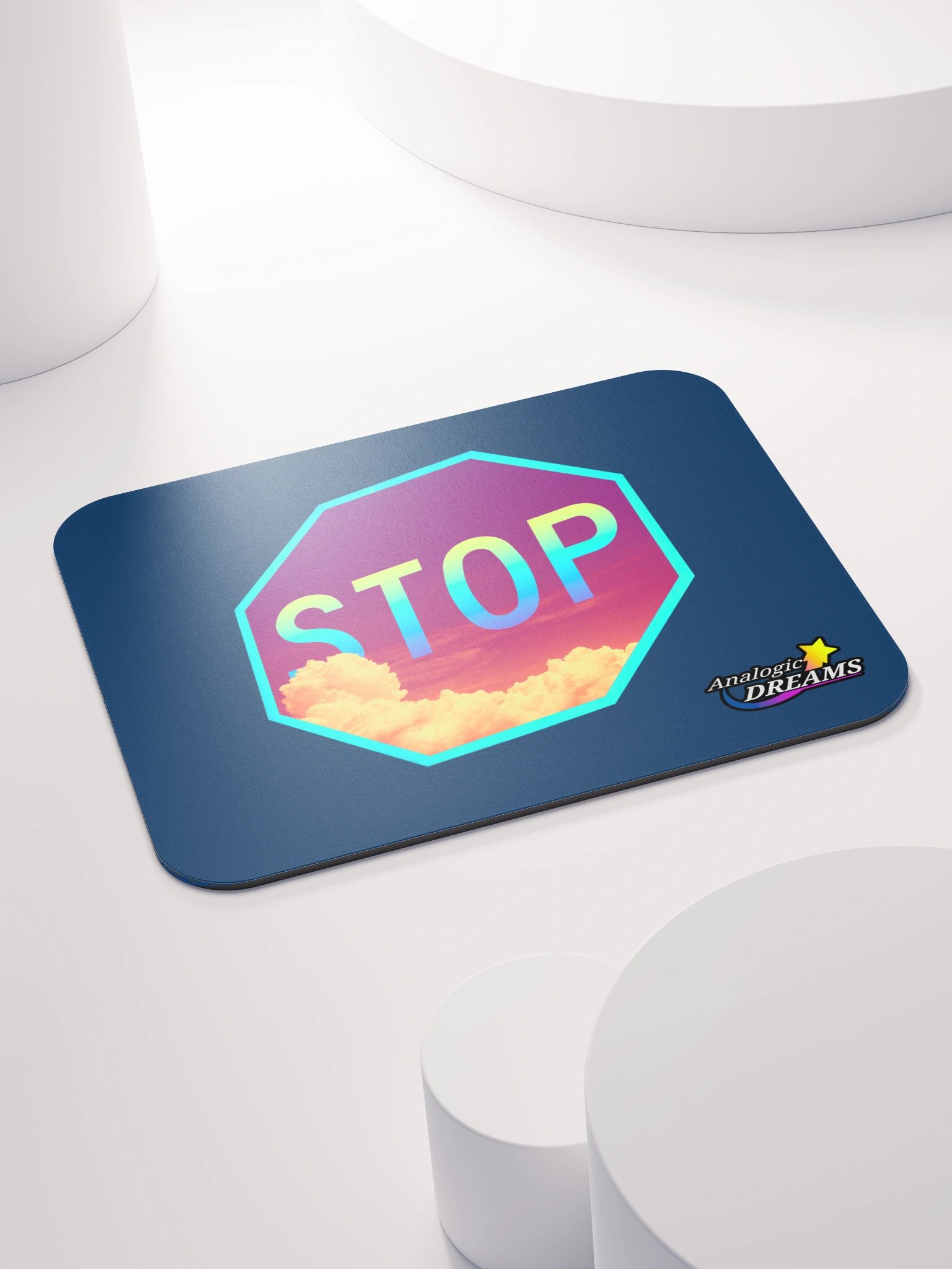 Stop Sign Clouds (Mouse Pad) product image (4)