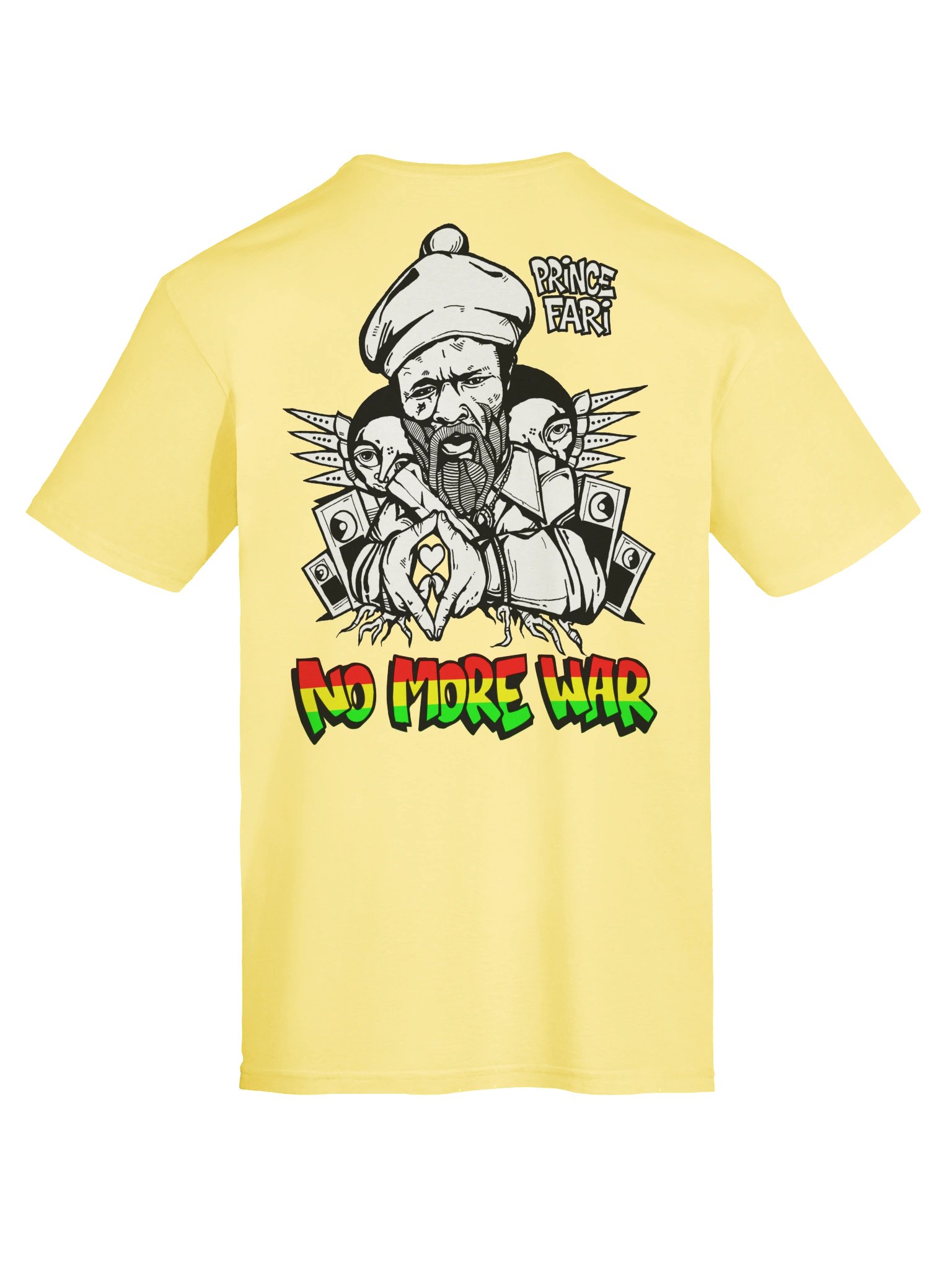Prince Far I T-Shirt by RasTerms37 (Colorful / Red Gold Green / Basic / Back print) product image (1)
