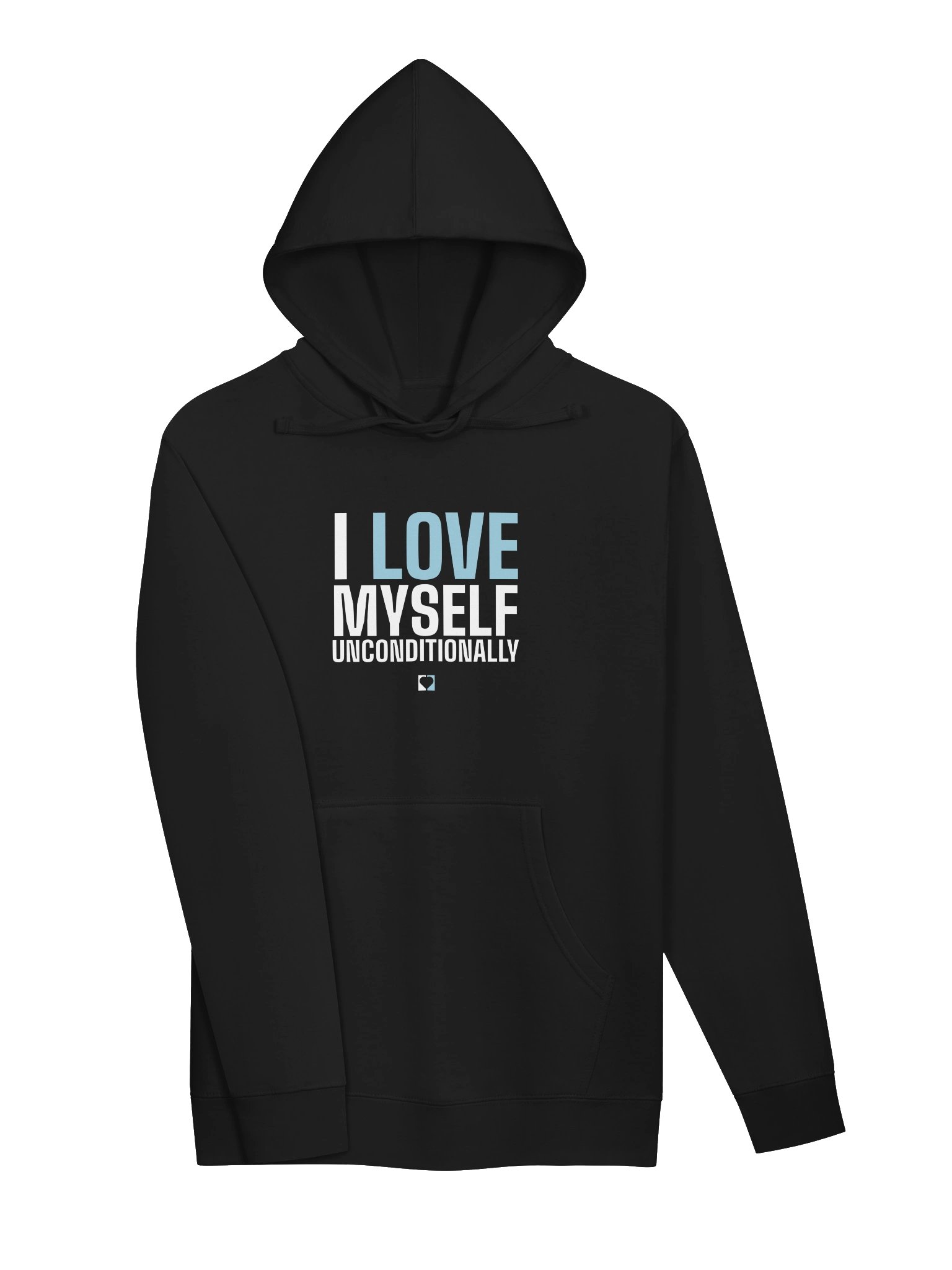 I Love Myself Unconditionally Bold Hoodie product image (3)