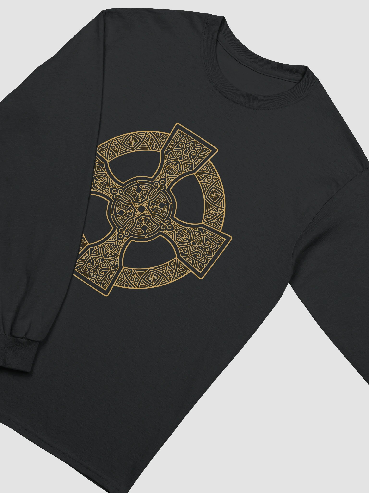 Celtic Cross Front Long Sleeve T-Shirt product image (1)