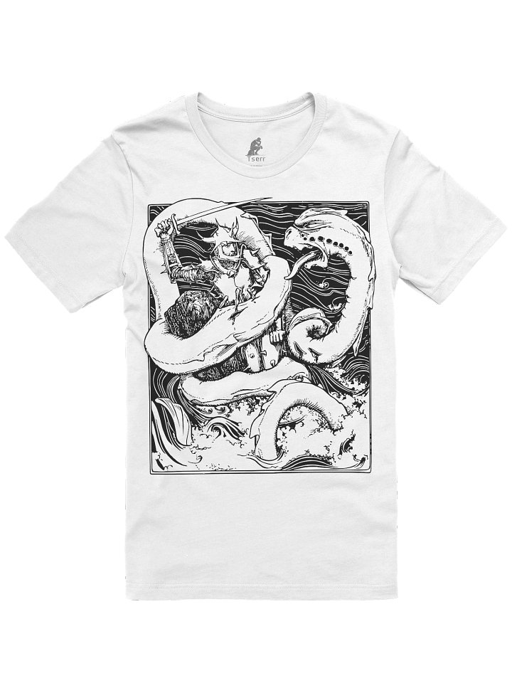 "Medieval Dragon Slayer" T-shirt white product image (1)