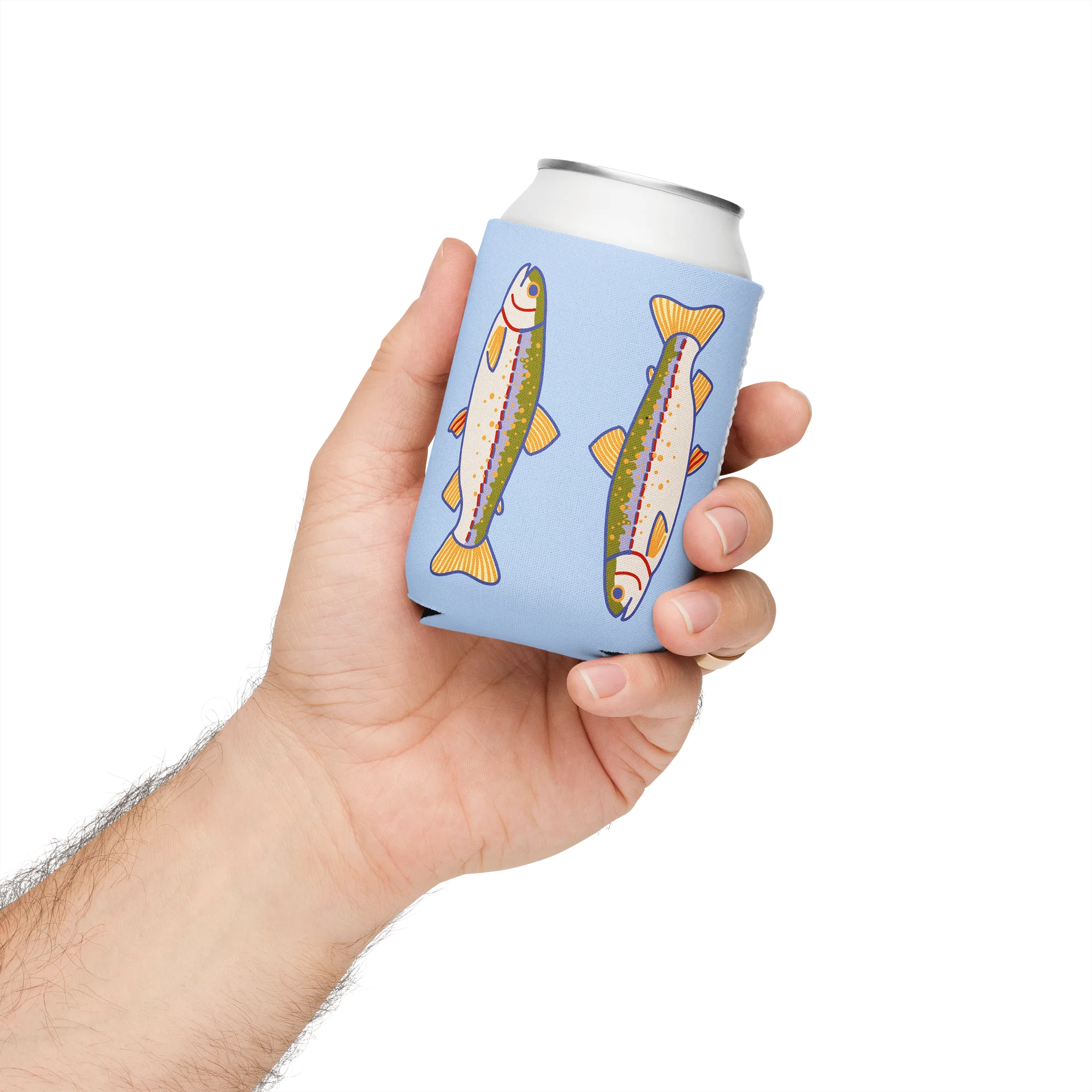 Trout Print Can Coozie product image (3)