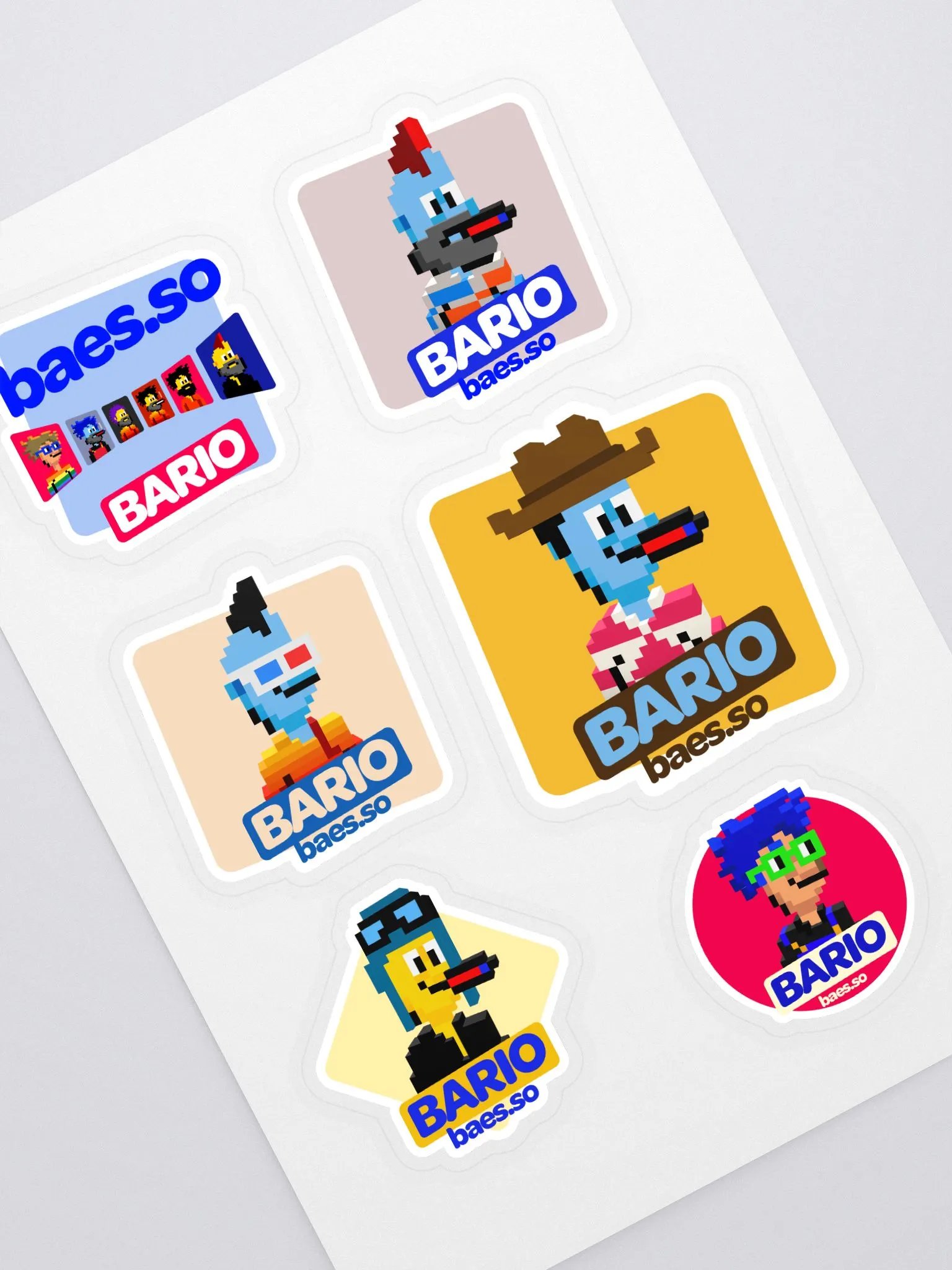 Bario Punks Stickers product image (1)