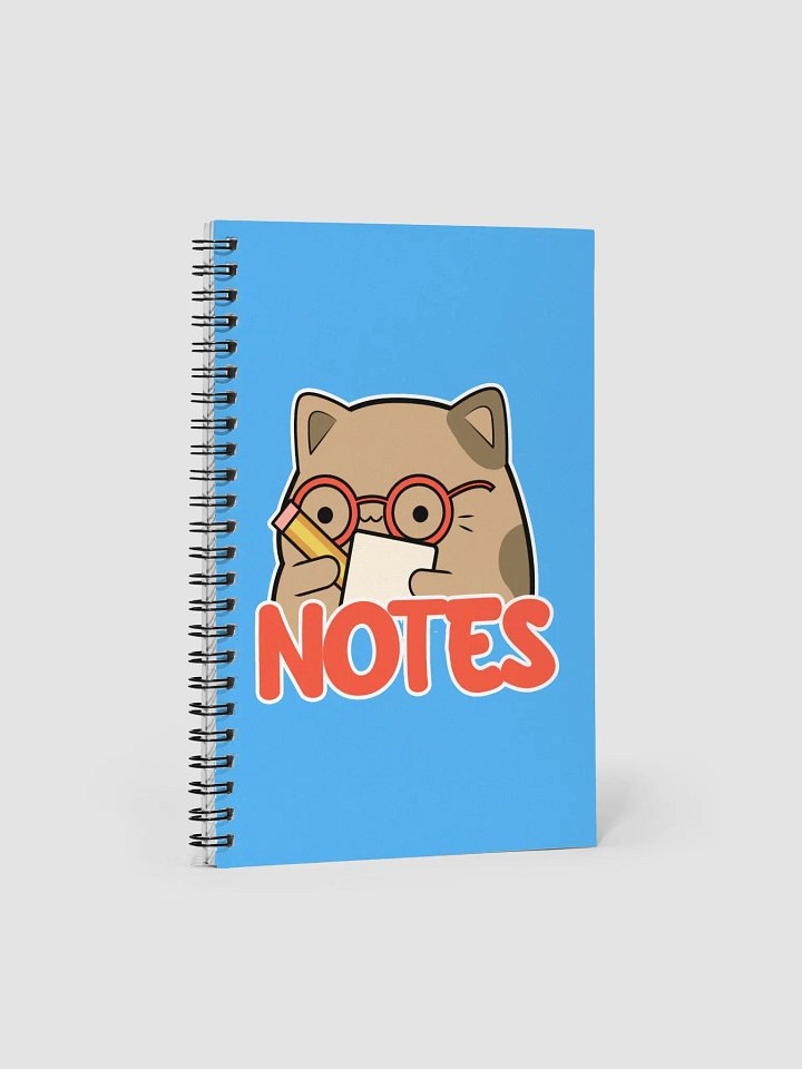 Potato Cat spiral notebook - Blue product image (1)