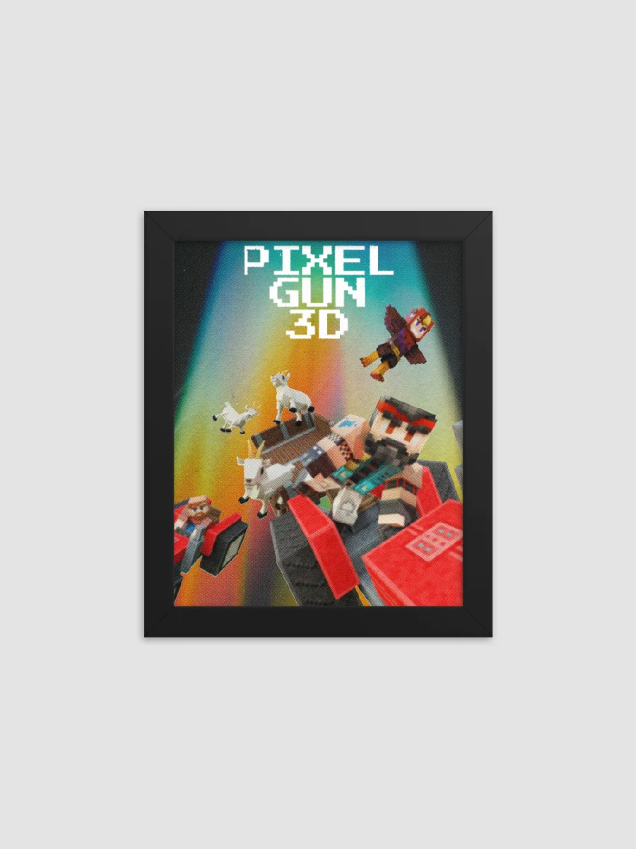 Framed Pixel Gun 3D Poster product image (1)