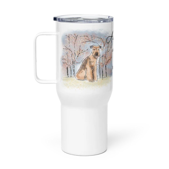 Twinkling Airedale Tales Travel Mug product image (2)