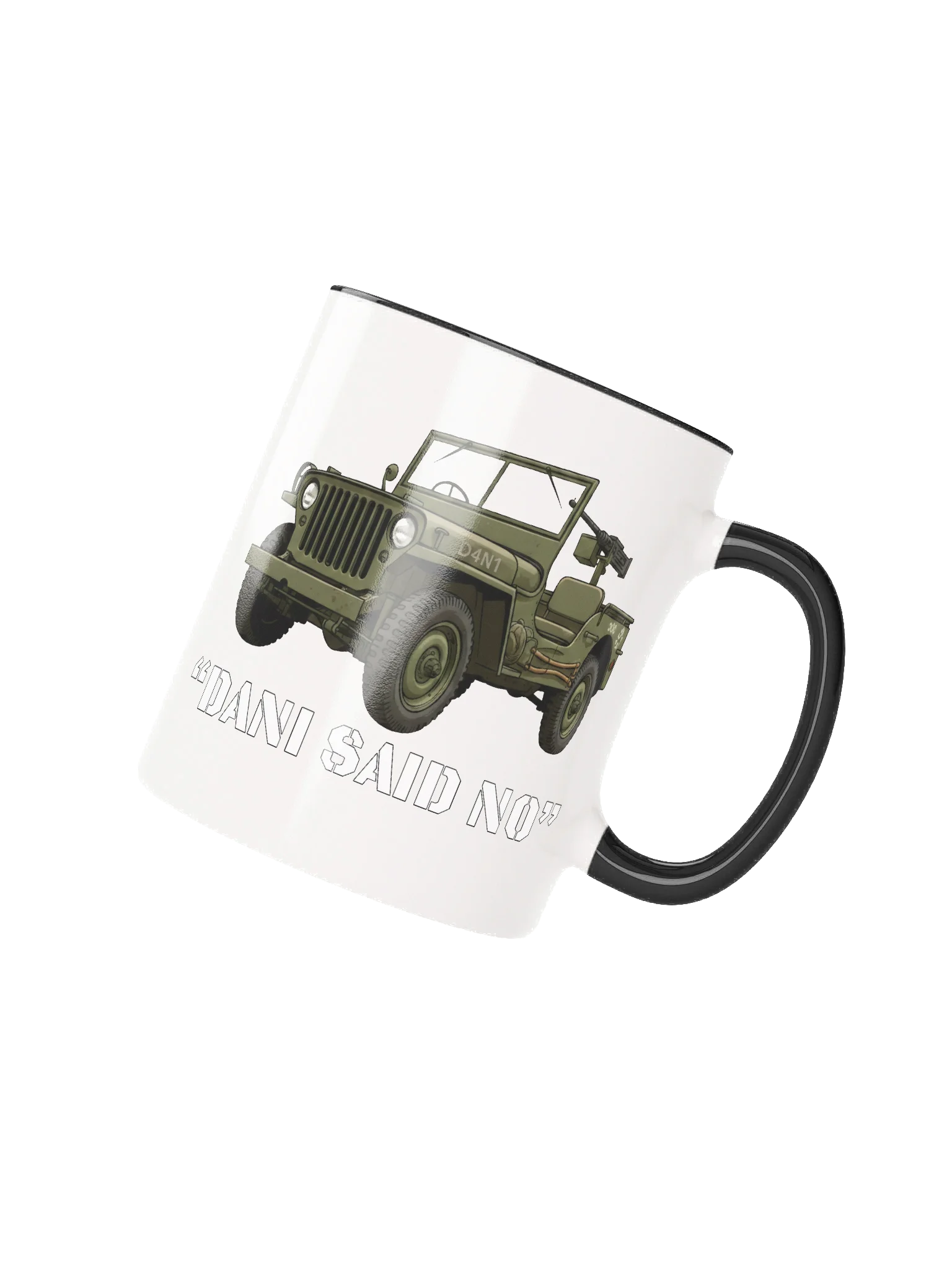 DANI SAID NO WW2 Jeep Ceramic Mug product image (13)