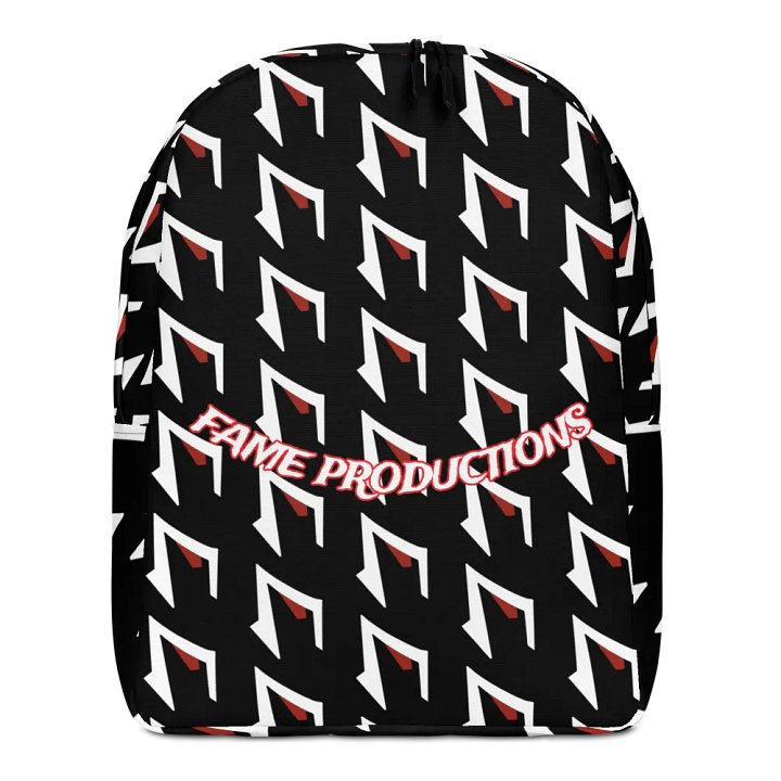 Customizable Minimalist Backpack - FAME PRODUCTIONS product image (1)