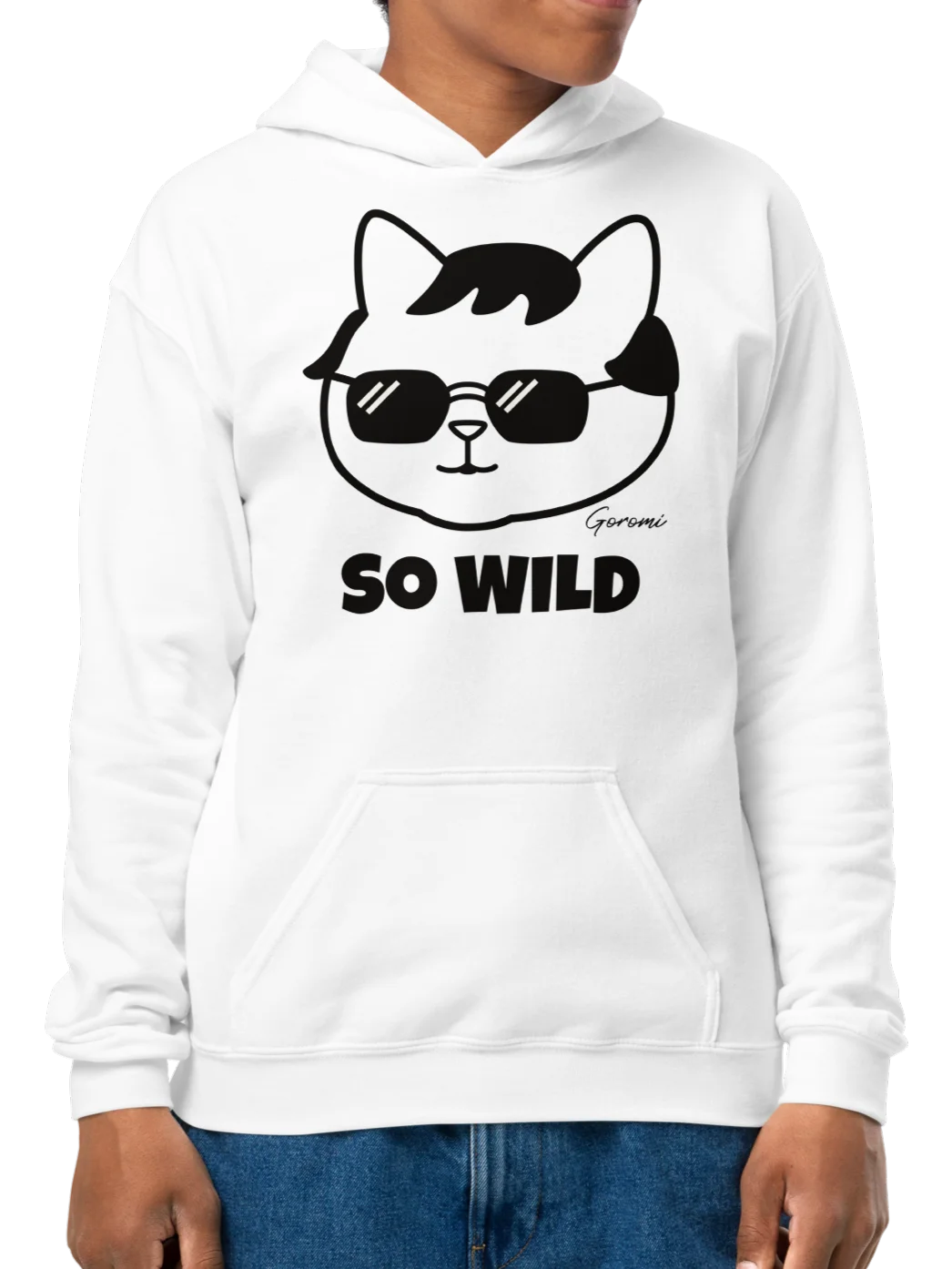 Goromi the Cat (SO WILD) - Unisex Youth Hoodie product image (11)