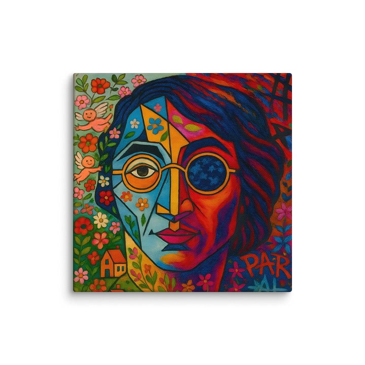 Lennon in Bloom – Spring Graffiti Meets Cubist Whimsy product image (1)