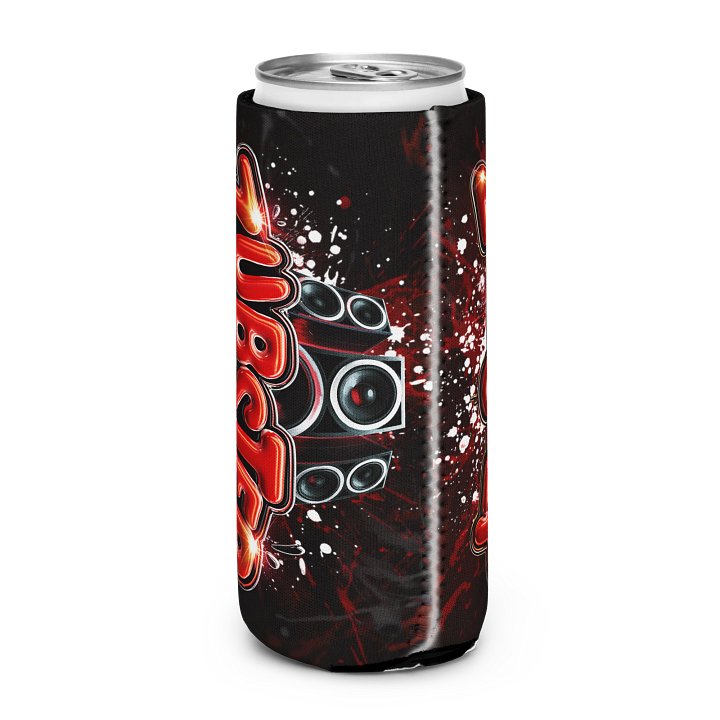 Zubstep Splatter Slim Can Koozie product image (2)