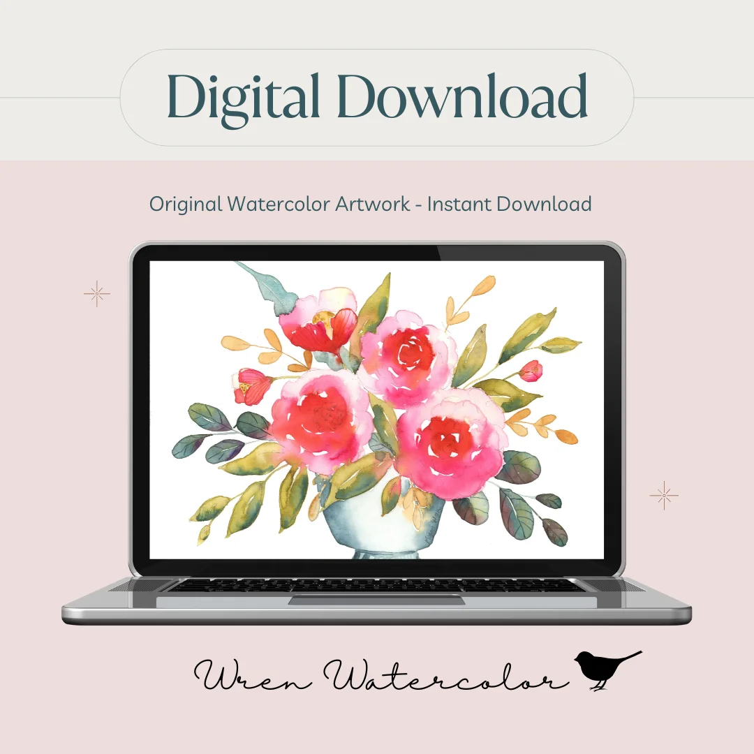 Blushing Garden Digital Wallpaper Bundle product image (4)