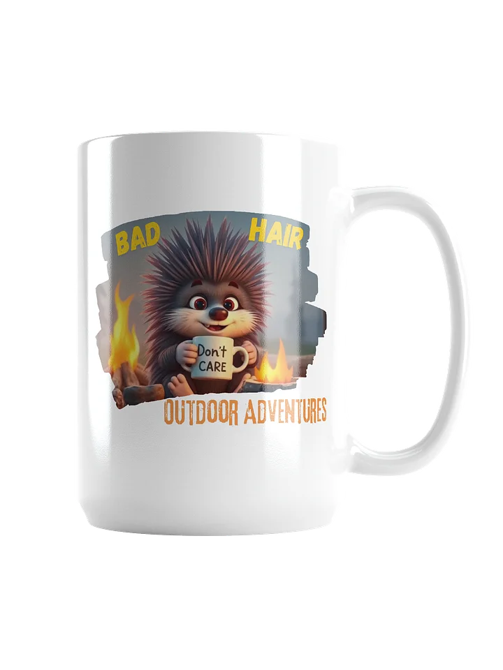 “Bad Hair, Don’t Care” Porcupine Coffee Mug product image (2)