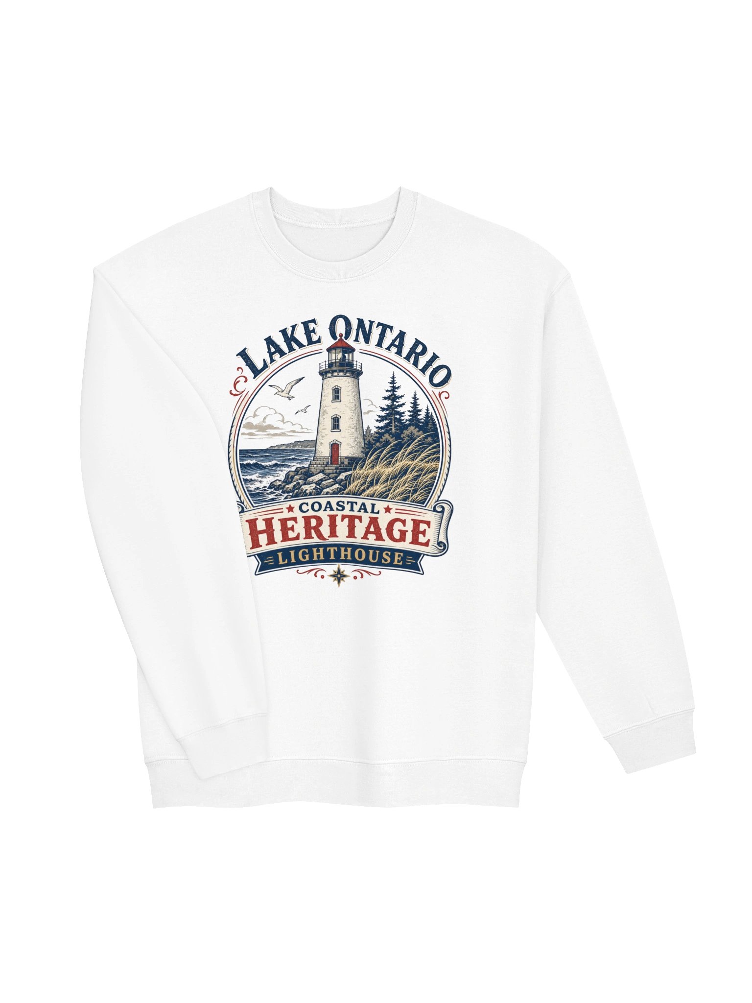 Lake Ontario Coastal Heritage Crewneck Sweatshirt product image (11)