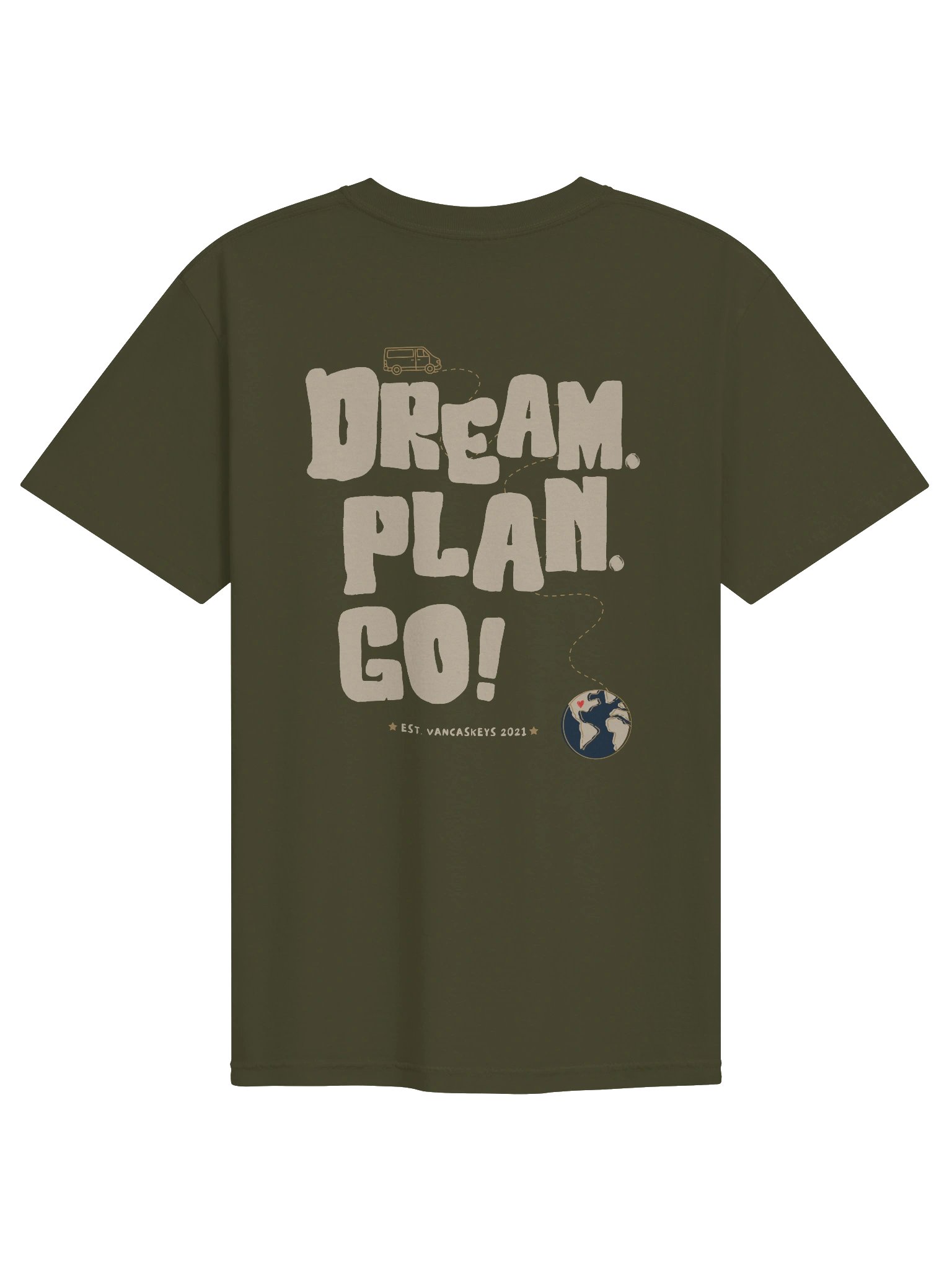 VANLIFE-ISH Comfort Cotton Tee (Color Summer) product image (3)