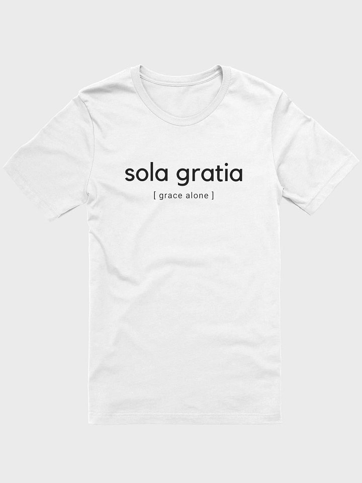 Grace Alone - White Unisex product image (1)
