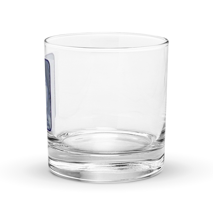 Vintage Halftone Raised Hand Rocks Glass product image (2)
