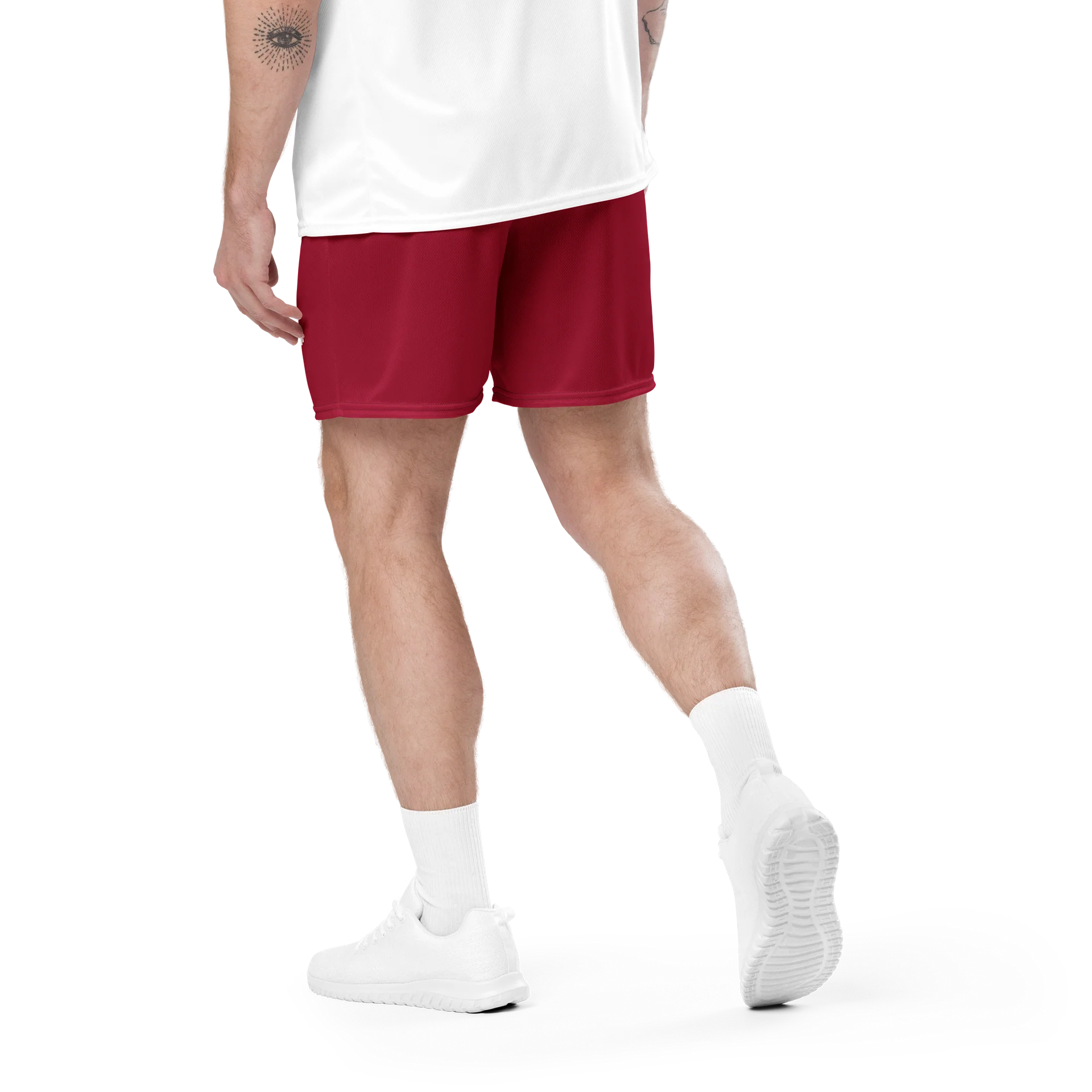 His House Mens Performance Mesh Shorts - Red product image (4)