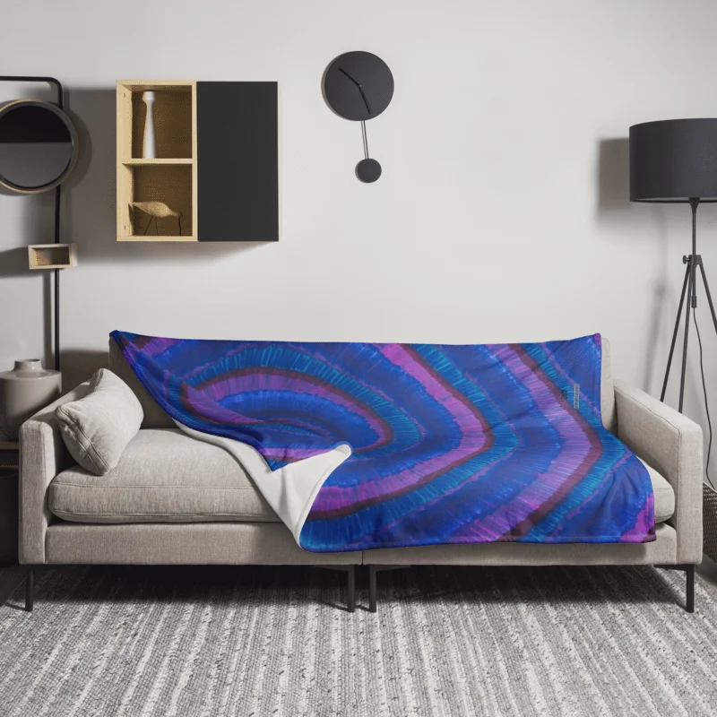 Purple SWIRLS Blanket product image (1)