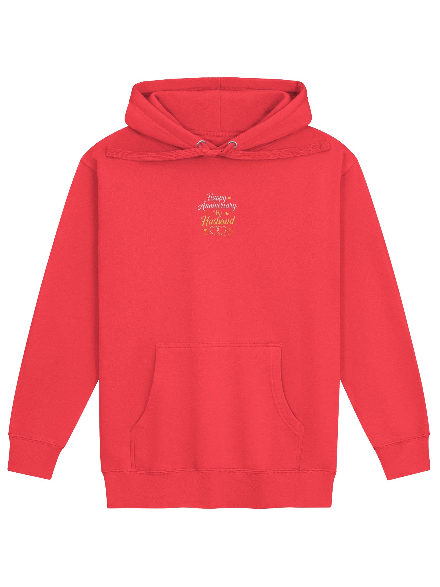 Happy Anniversary My Husband Hoodie - Double Heart product image (1)