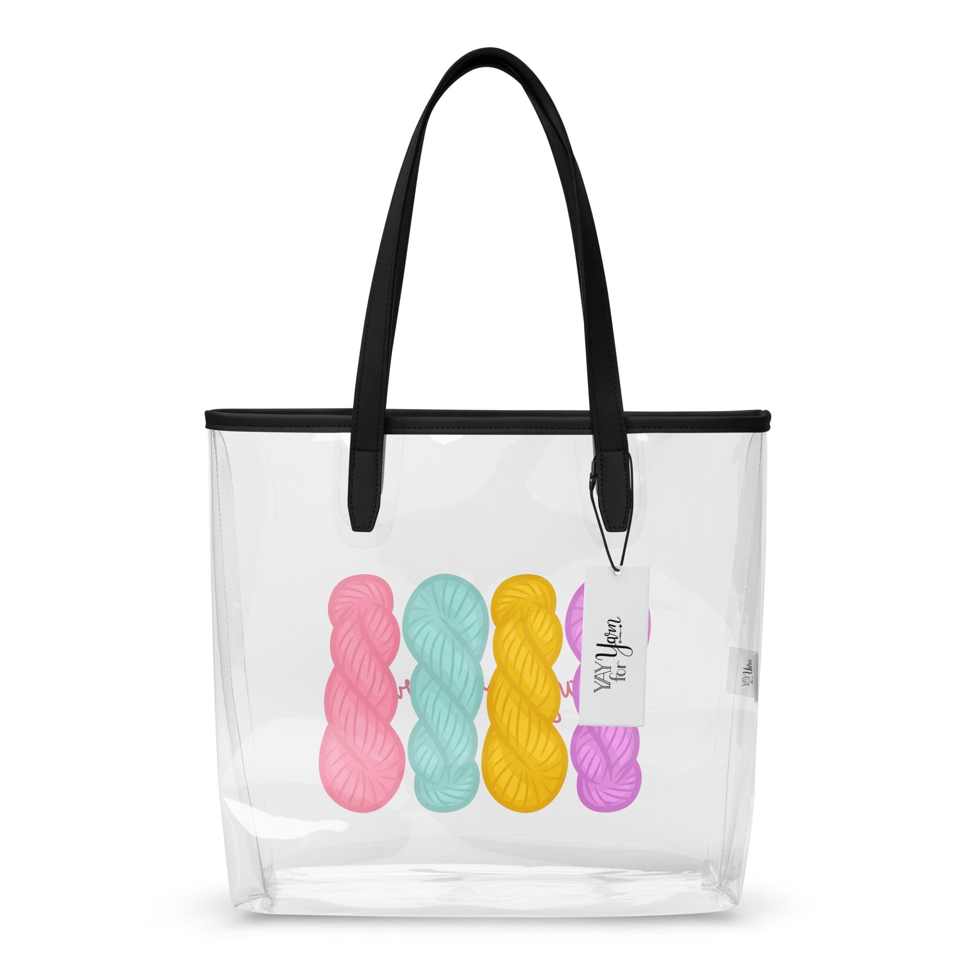 Yarn Hanks Clear Tote product image (1)