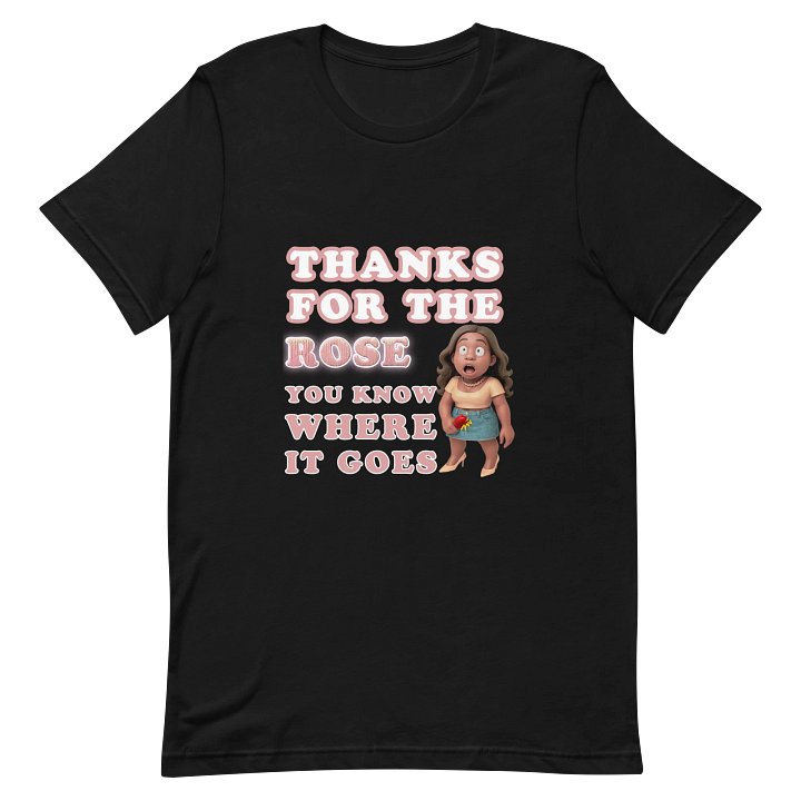 MPC TikTok livestream famous rose line T-shirt product image (2)