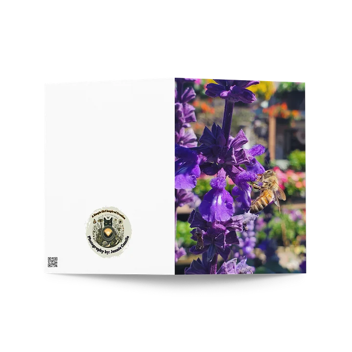Lavender Bee Greeting Card product image (2)
