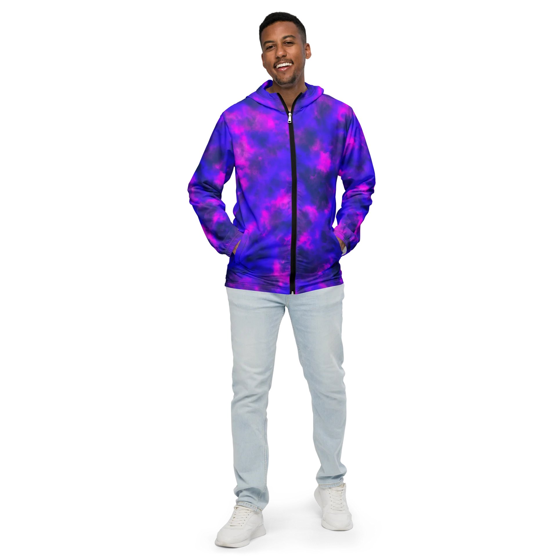 Vibrant Clouds All-Over Windbreaker product image (1)