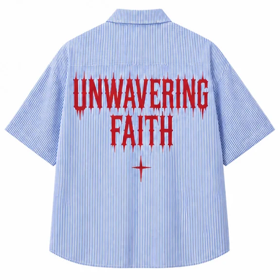 Unwavering faith cropped flannel product image (2)