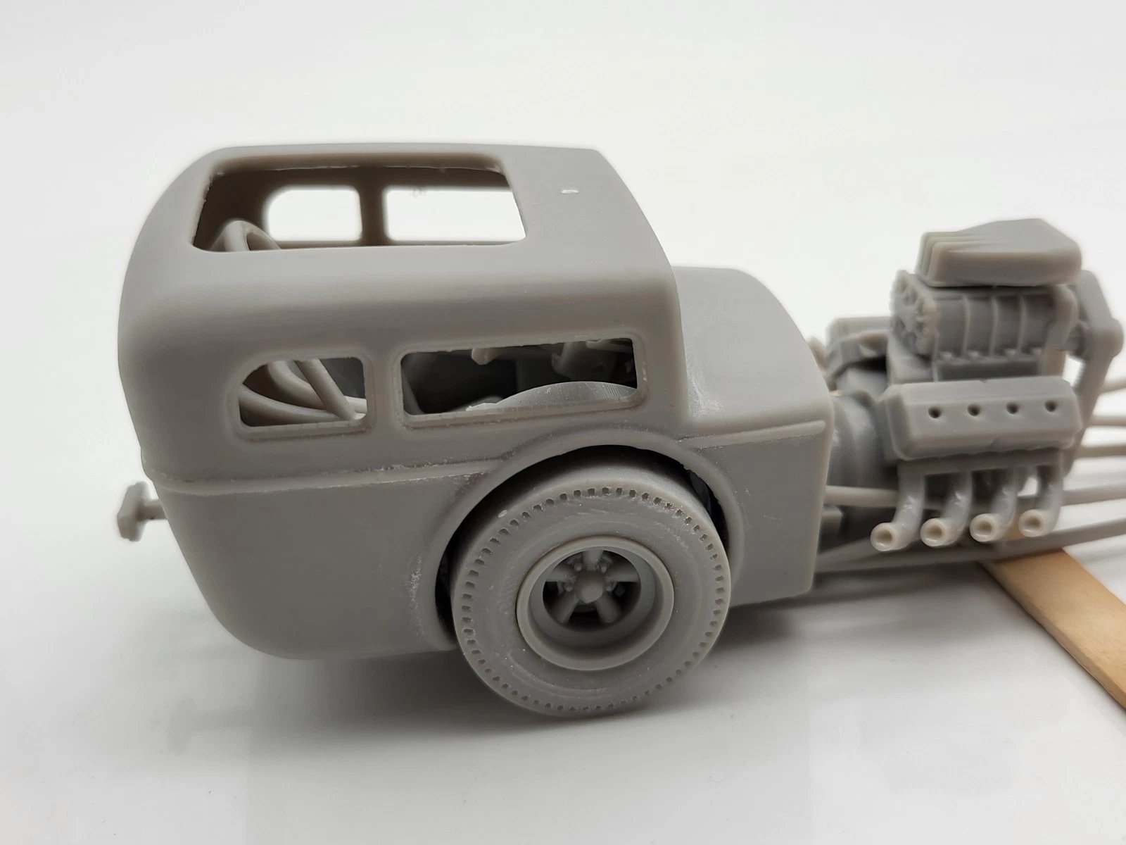 1950's Hot Rod Body Shell Old School Dragster 1/25 Scale Mode Kit product image (3)