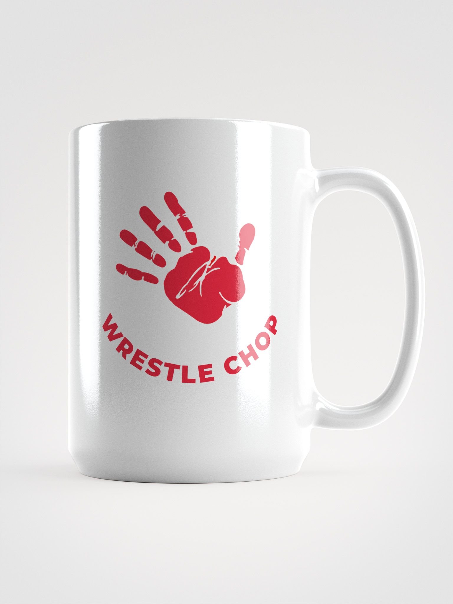 Wrestle Chop Mug - Red Logo product image (1)