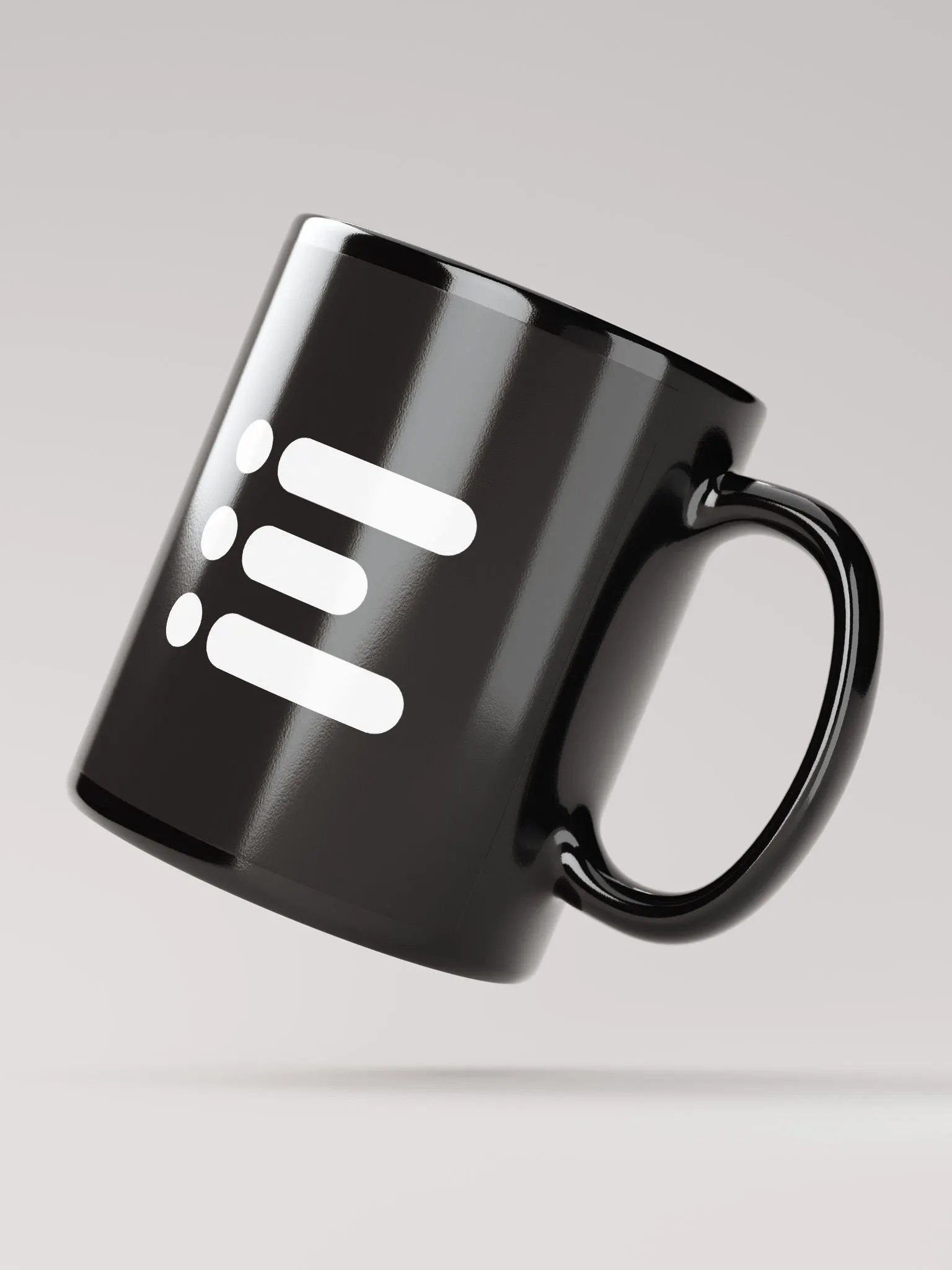 Black Glossy Mug product image (2)