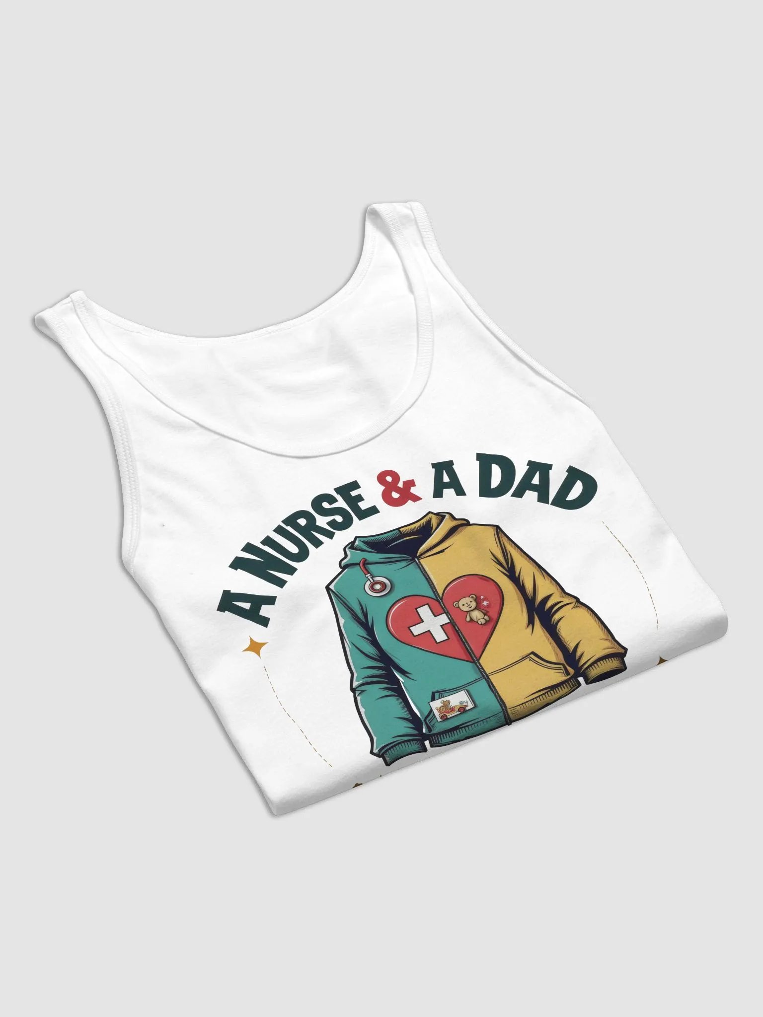 Superhero Nurse & Dad Tank product image (29)