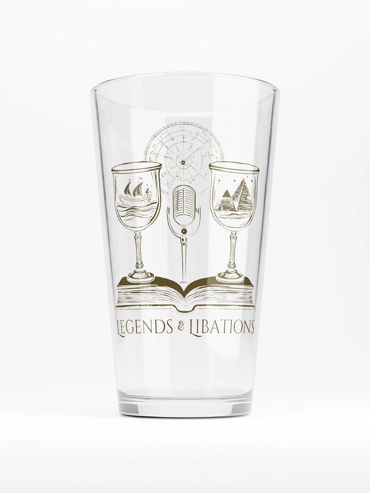 Legends & Libations Pint Glass product image (1)