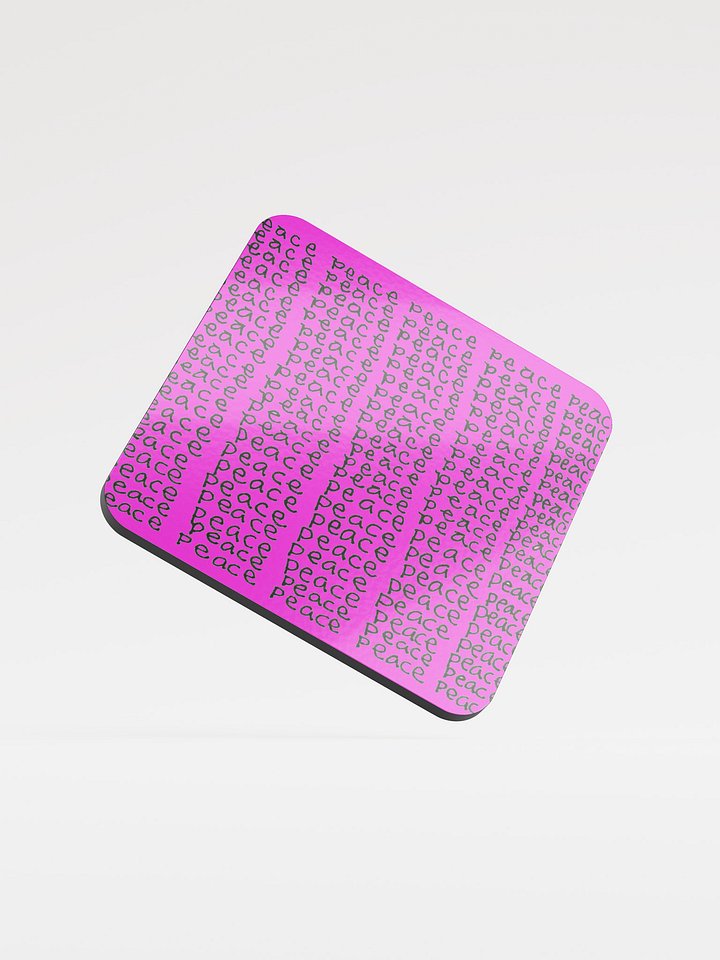 Peace 2 Coaster (Pink) product image (1)