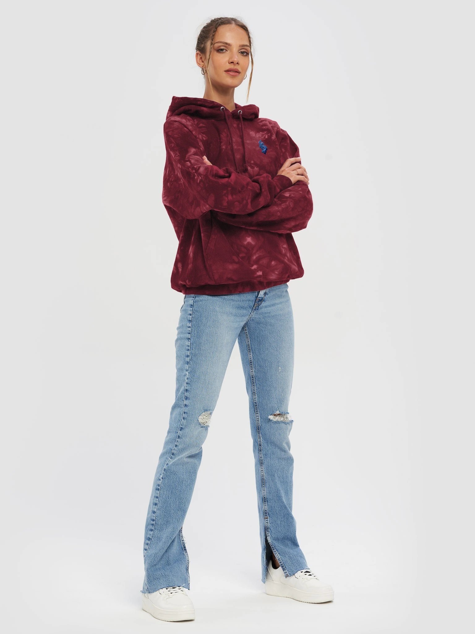 Mika Premium Exclusive Tie-Dye Heavy Weight Fire Hoodie product image (16)