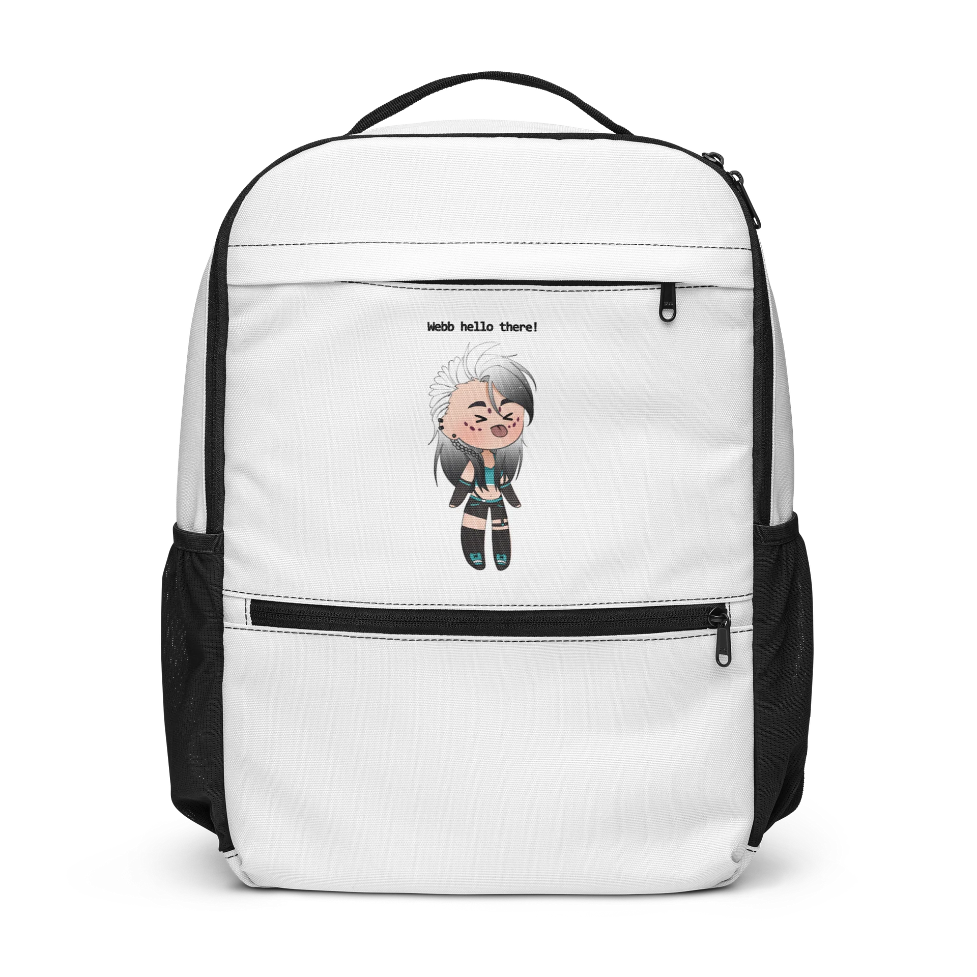 Syluette: "Webb hello there!" - Backpack product image (1)
