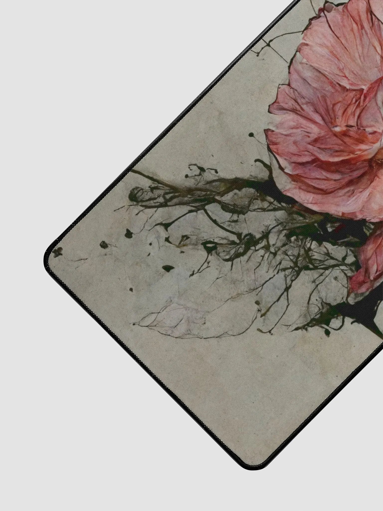 lone rose Desk Mat product image (3)