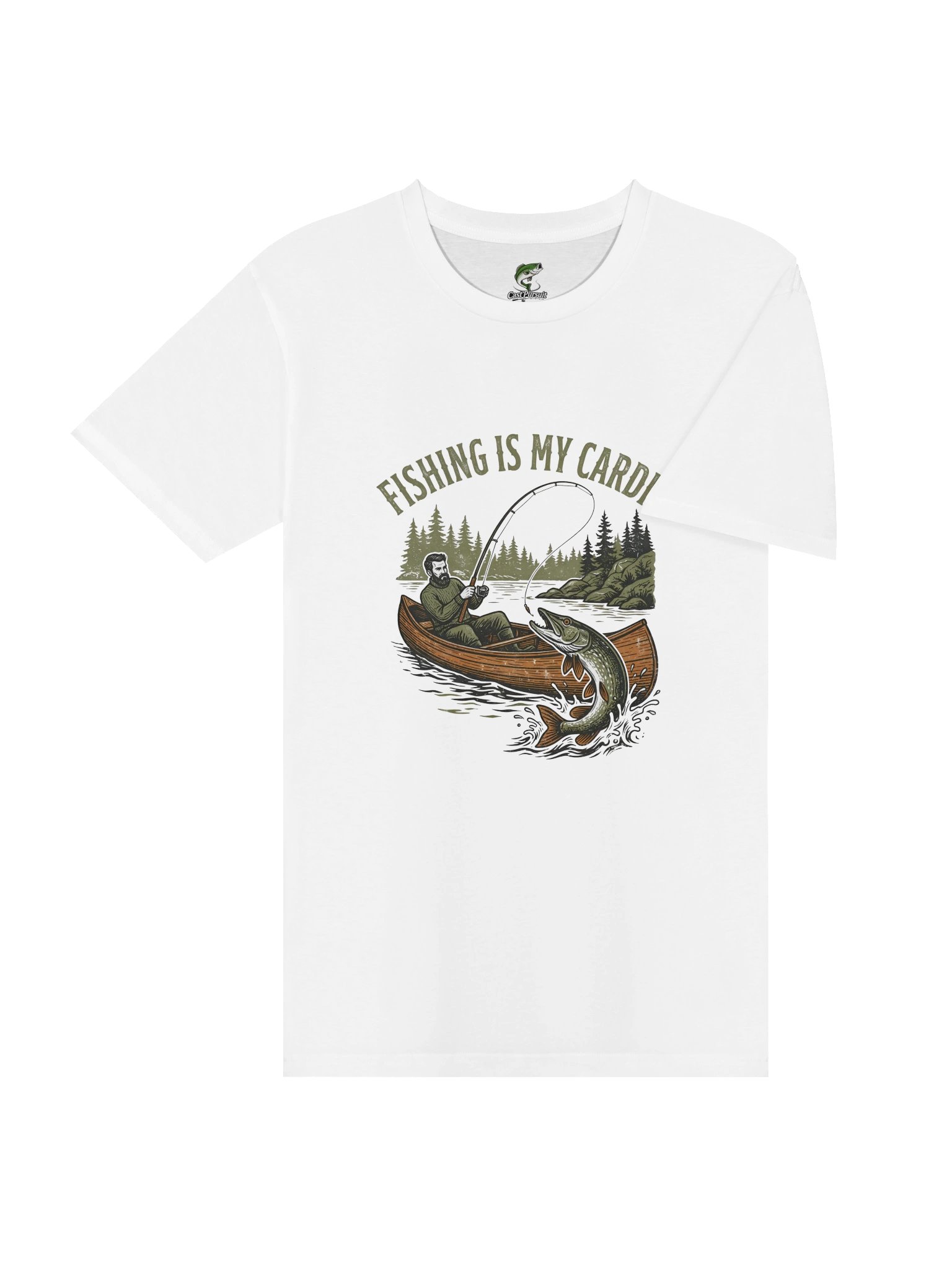 T-Shirt: "Fishing is My Cardio" product image (28)